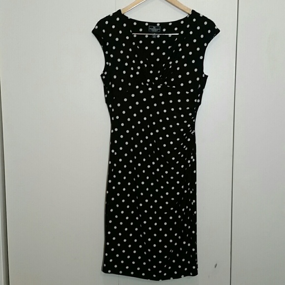 Black Polkadot Dress