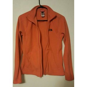 Coral/Salmon Lightweight zip Northface