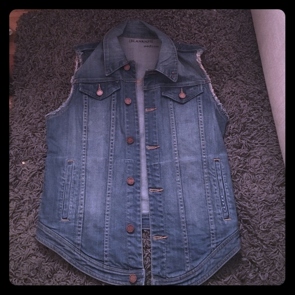 Blank NYC jean vest. Size M. Never been worn