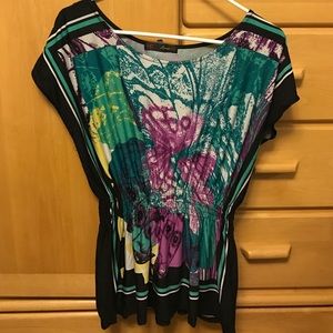 Butterfly Print Blouse