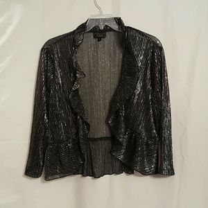 EUC Dressbarn Glimmery Shrug Size XL