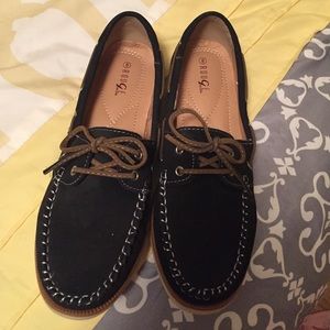 Black loafers for women