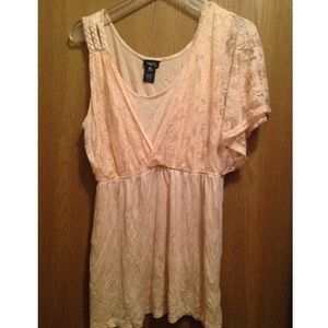 Rue 21 lace babydoll shirt