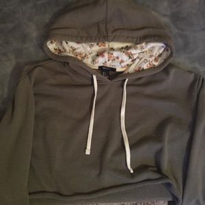 Forever 21 crop too hoodie