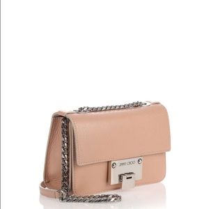 JIMMY CHOO Rebel Soft Mini Ballet Pink Crossbody