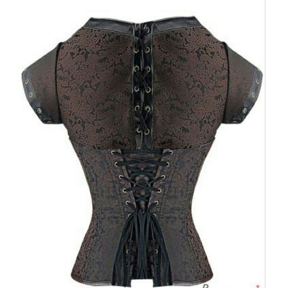 Dirty Girly Intimates & Sleepwear - Jacquard Overbust Corset Dirty Girly Intimates & Sleepwear - Jacquard Overbust Corset