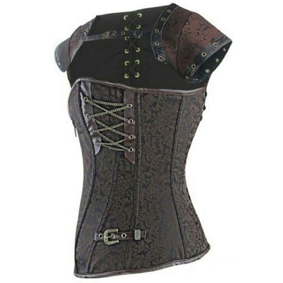 Dirty Girly Intimates & Sleepwear - Jacquard Overbust Corset Dirty Girly Intimates & Sleepwear - Jacquard Overbust Corset