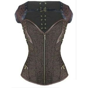 Dirty Girly Intimates & Sleepwear - Jacquard Overbust Corset Dirty Girly Intimates & Sleepwear - Jacquard Overbust Corset