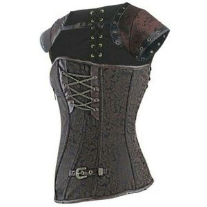 Dirty Girly Intimates & Sleepwear - Jacquard Overbust Corset Dirty Girly Intimates & Sleepwear - Jacquard Overbust Corset