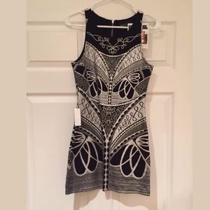 Minkpink 'Ringmaster' stretchy shift mini dress