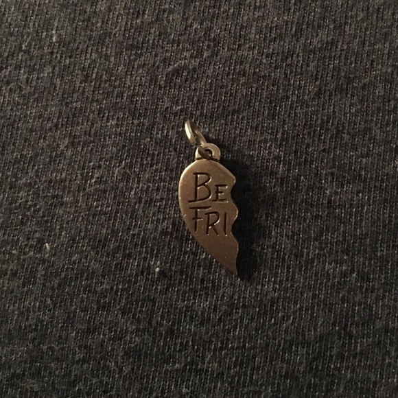 James Avery half of best friend heart charm