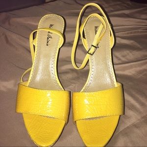 Yellow heels