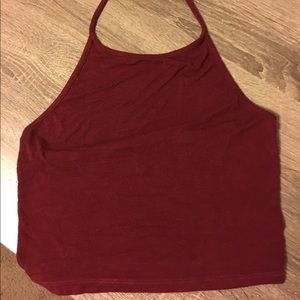 Wine colored brandy Melville halter