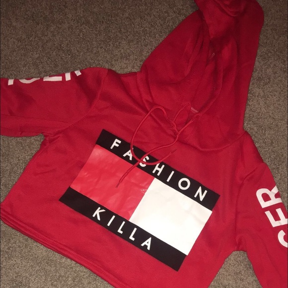 Fashion Killer women's Crop top hoodie