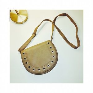 Primark Gray Eyelet Crossbody