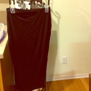 Long tight knit skirt from MISSGUIDED.