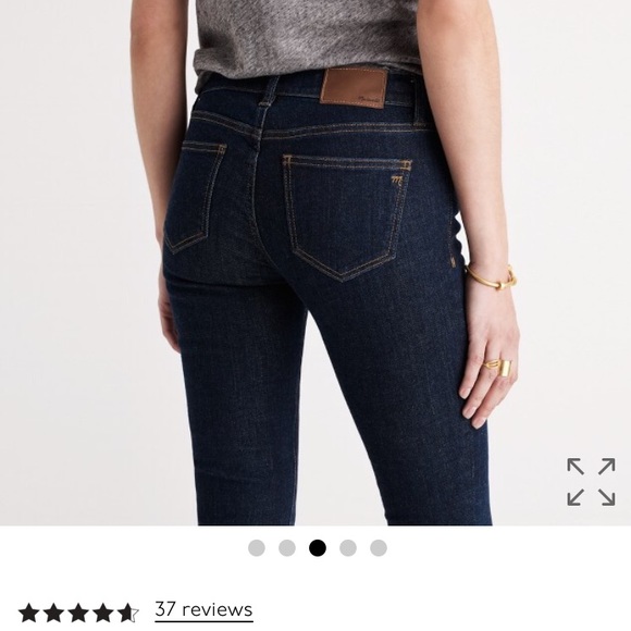 NWOT Madewell 8" skinny jeans in Quincy wash