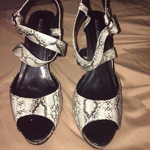 Snake skin heels