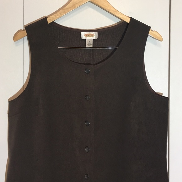 Brown Talbots Jumper Dress