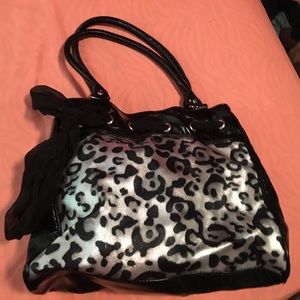 Black and Silver Handbag