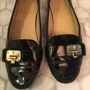 Cole Haan black patent leather loafers