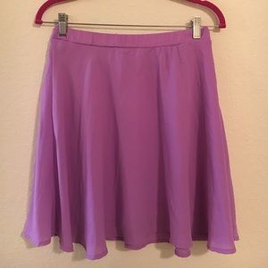 Everly Lavender Short Skirt