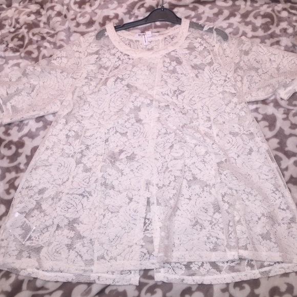 Open back baby doll lace top - Picture 1 of 2