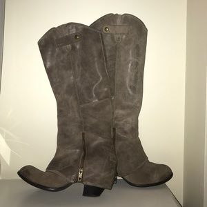 Fergie Taupe Boots sz9