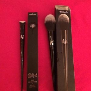 Kat Von D concealer and powder brushes