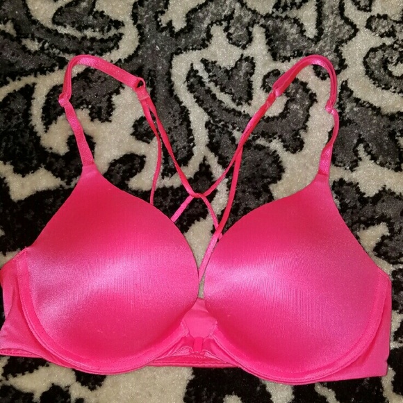 Strappy VSPINK push up bra