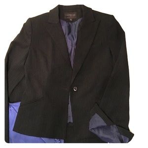 Very classy & Chic pinstriped blazer and skirt set