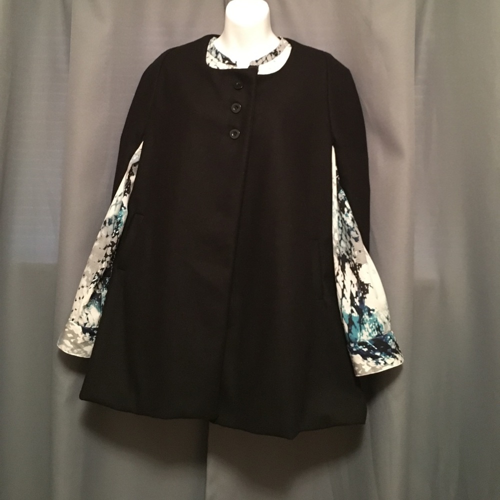 Cape Style Wool Poncho