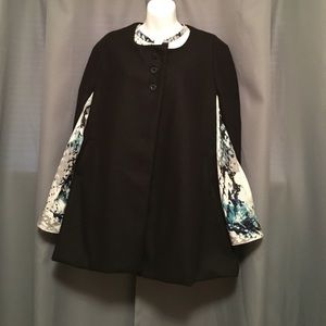 Cape Style Wool Poncho