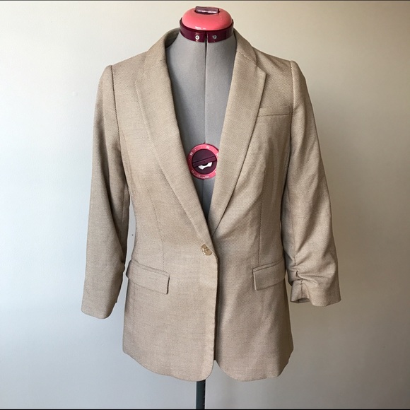 The Limited Jackets & Blazers - ❌SOLD❌NWOT The Limited Button Ruched Sleeve Jacket