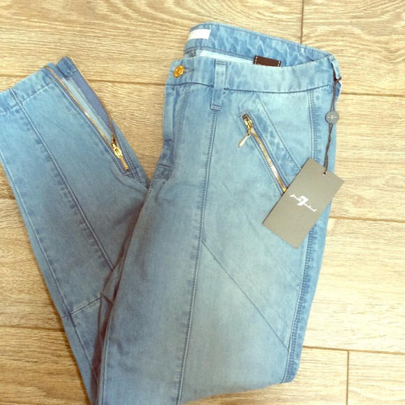 Jean joggers
