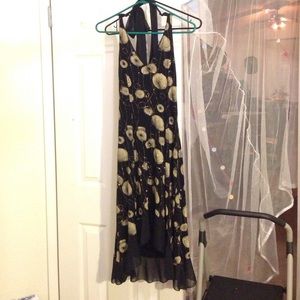 Sparkle halter dress