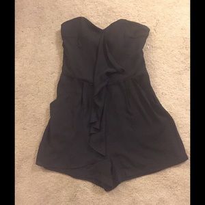 Black dressy romper from Express