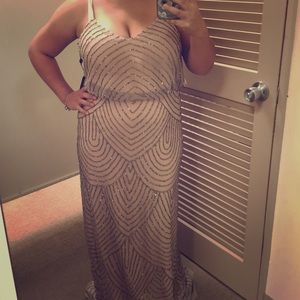 Adrianna Papell Spaghetti strap dress