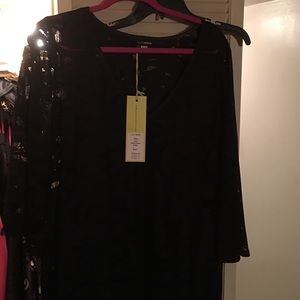 Anna Scholz Tribal Lace Kaftan w/slip