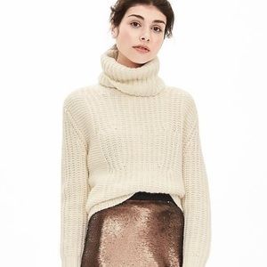 Banana Republic Cable-Knit Turtleneck Sweater