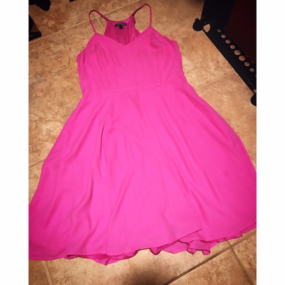 Fuscia Racerback Dress