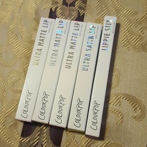 3 Ultra Matte Lips, 1 Ultra Satin, 1 Lippie Stix