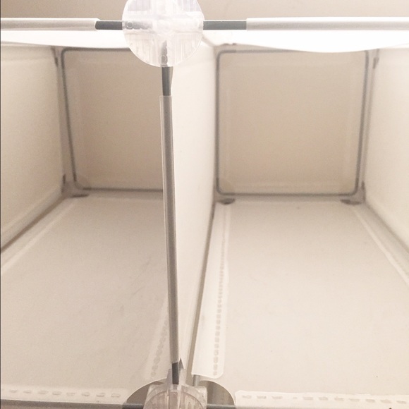 28-compartment shoe rack finish: clear white - Picture 3 of 3