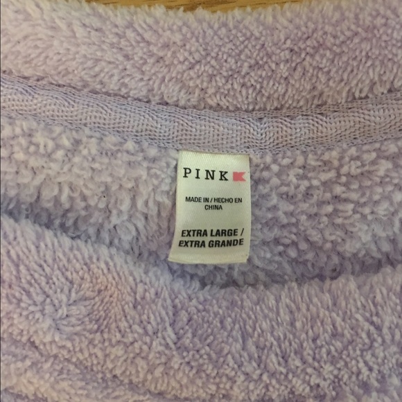 🎁PINK Purple Fleece Sweatshirt🎁 - Picture 3 of 3