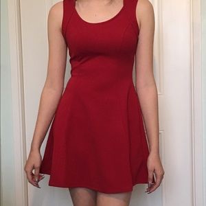 💕SOLD💕 red skater dress