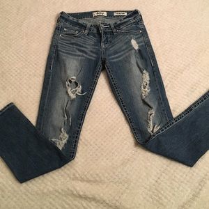 Daytrip distressed ankle skinny.