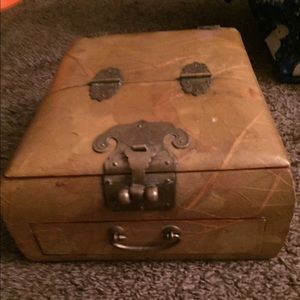 Vintage oriental jewelry box