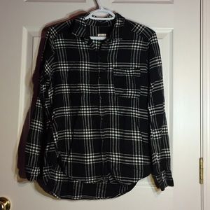 Black and white flannel.