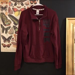 VS Pink Maroon Sweatshirt