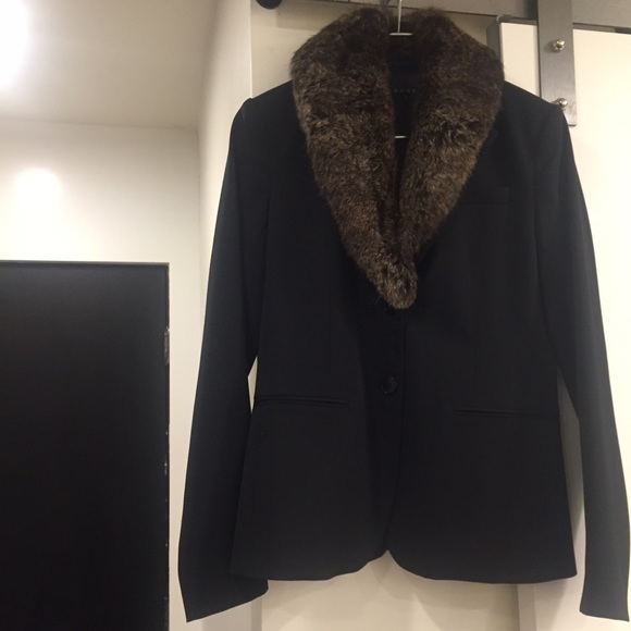 Theory Kiersten Blazer, Sz 2, Black